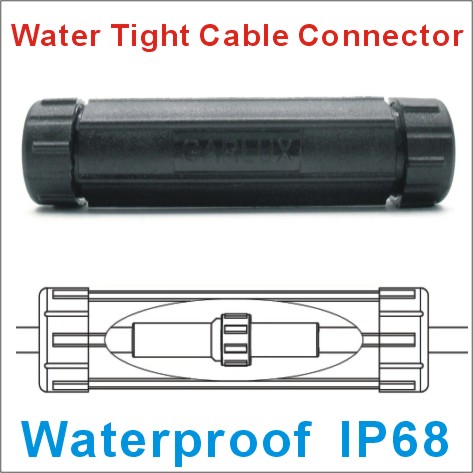 waterproof cable connector outdoor led lighting connectors